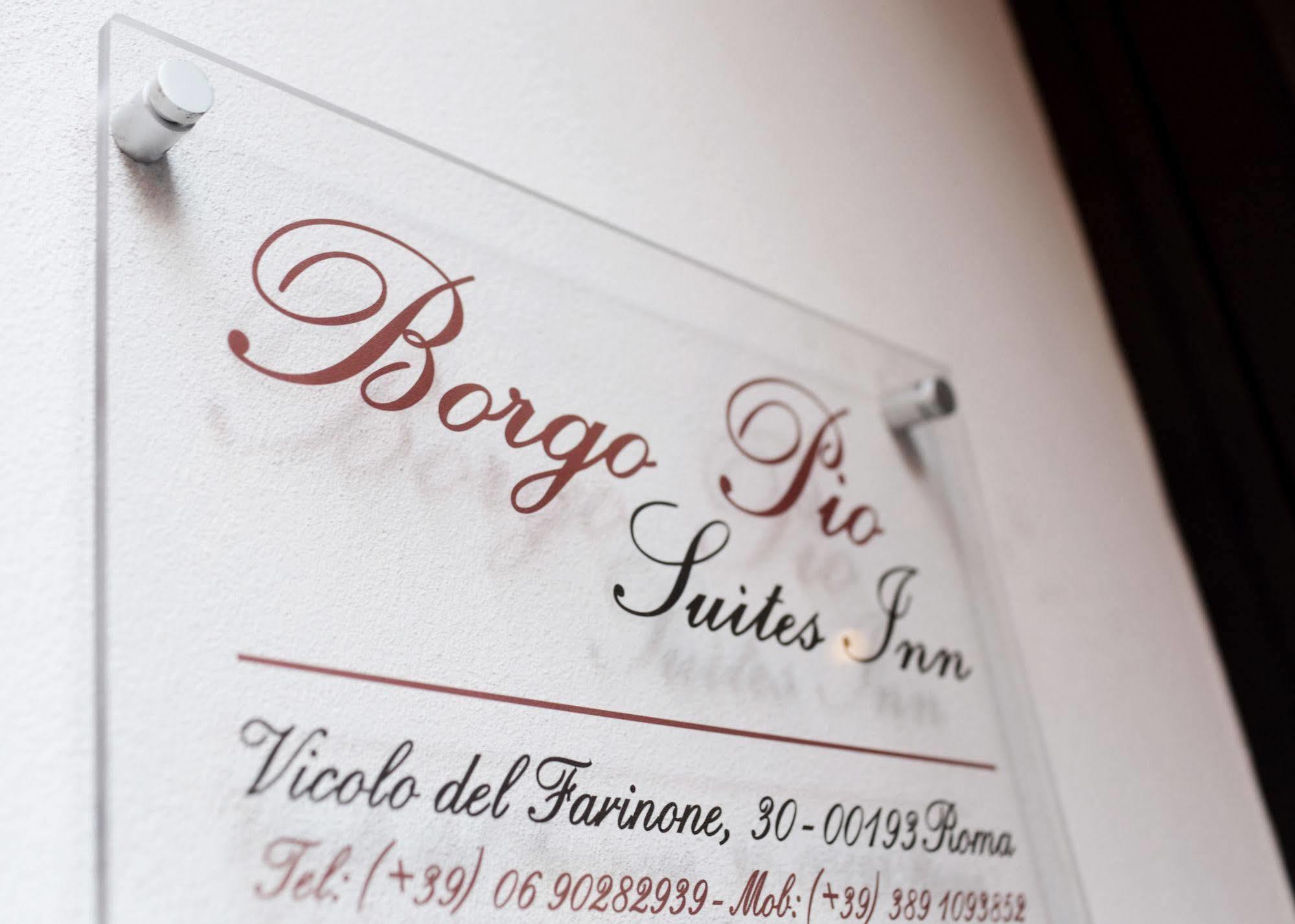 Borgo Pio Suites Inn Рим Екстериор снимка